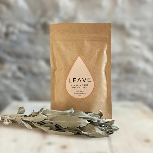 Salty Vibes LEAVE (me the f*ck alone) bath salts, 100g