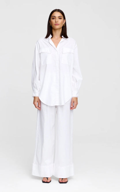 Kinney Laurel Shirt, Ivory
