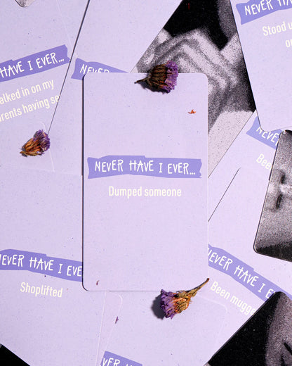 Journey Of Something Never Have I Ever Cards