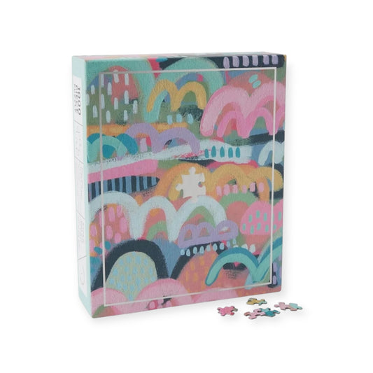 Journey of Something 1000 Piece Puzzle, Neon Hills