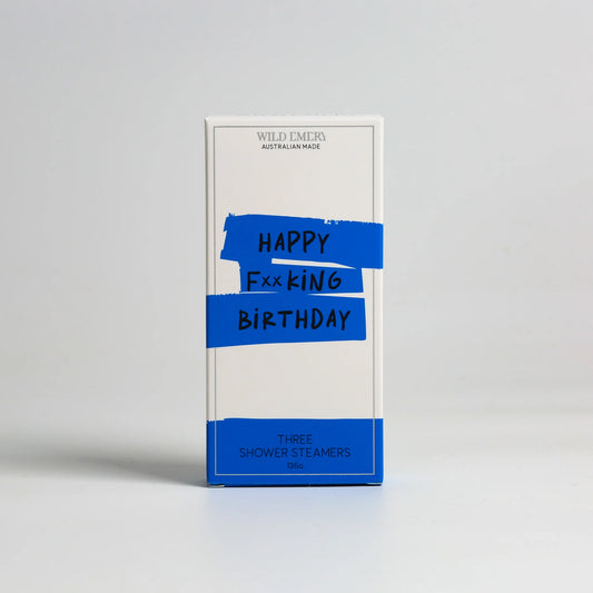 Wild Emery Shower Steamer, Happy Fxxking Birthday