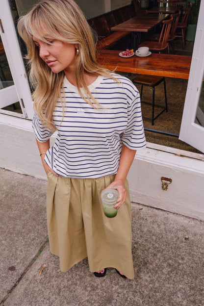 Ceres Life Florence Maxi Skirt, Burnt Butter