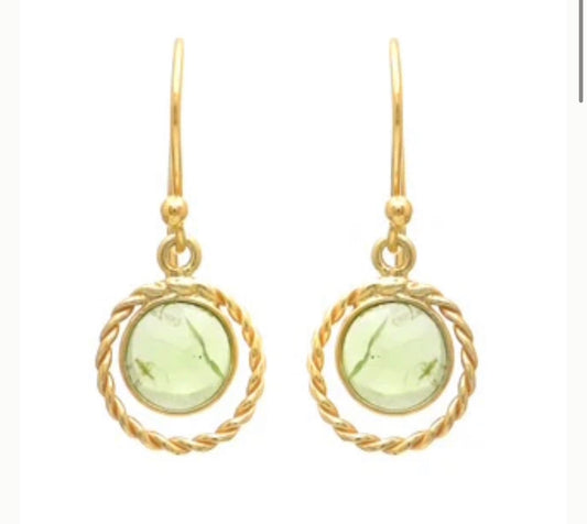 Susan Rose Zendaya peridot, Gold
