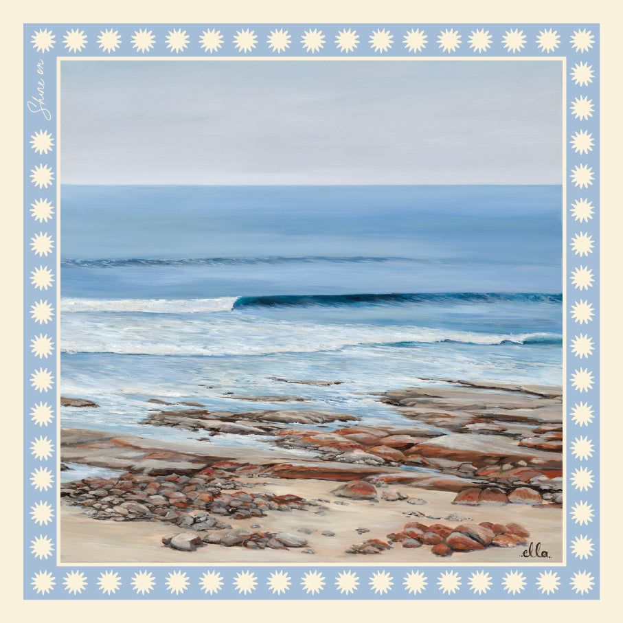 Ella Boylan Art 3 Pack Tea Towels, Seascapes