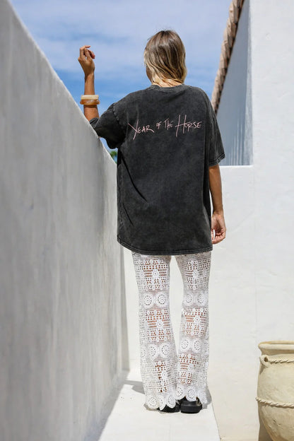 Peach & Parla Year of the Horse Tee