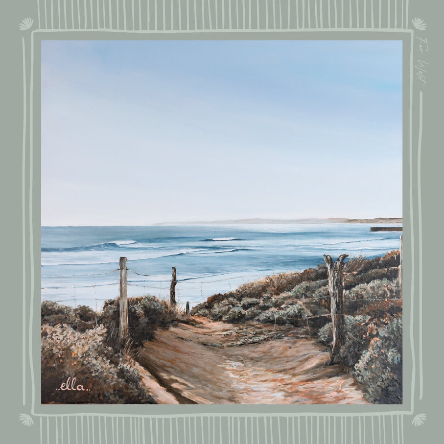 Ella Boylan Art 3 Pack Tea Towels, Seascapes