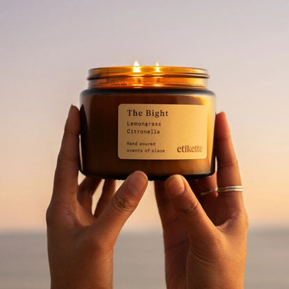 Etikette 500ml The Bight Candle, Lemongrass Citronella