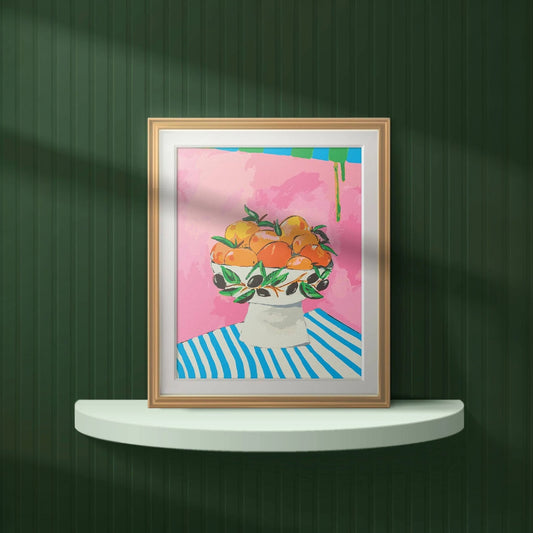 Journey Of Something Paint by Numbers, Bowl of Oranges