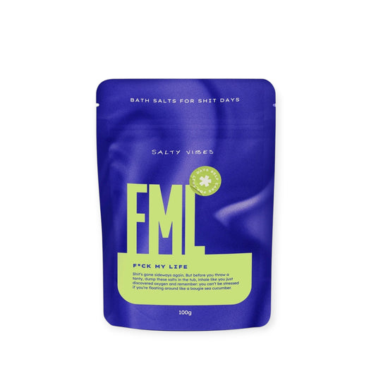 Salty Vibes 100g Bath Salts, 
FML