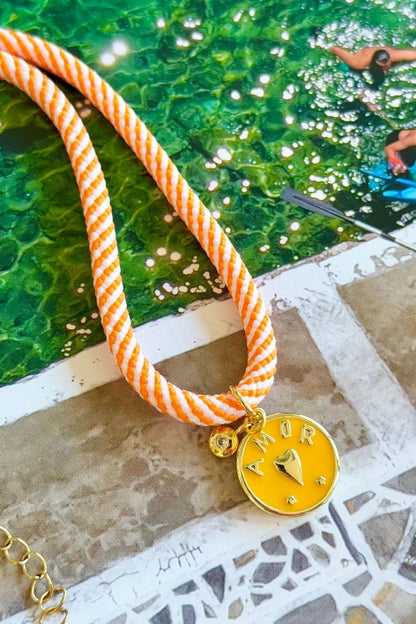 Mosk Melbourne Rope Necklace, Dolce Amore