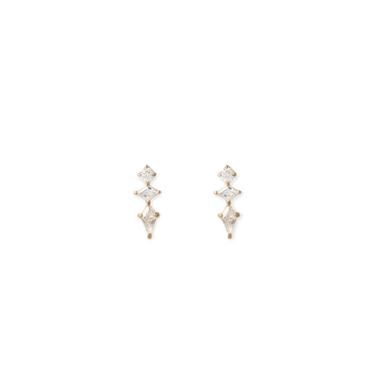 Arms Of Eve Ava Flat Back Earrings, Gold