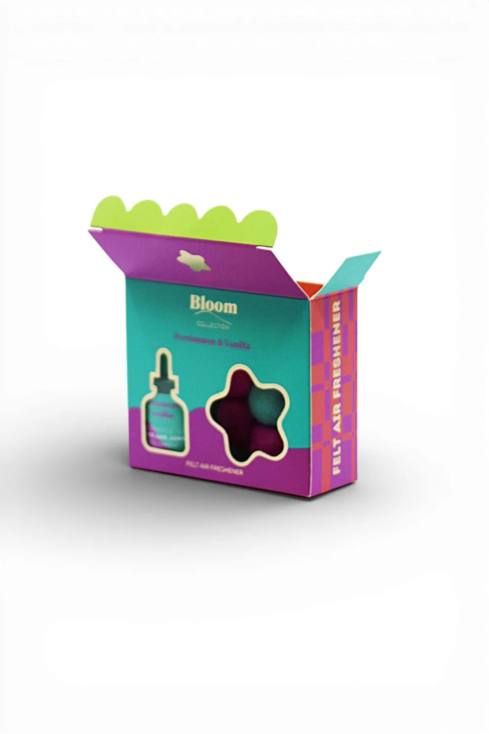 Grace and James Bloom Collection Felt Air Freshener, Persimmon & Vanilla