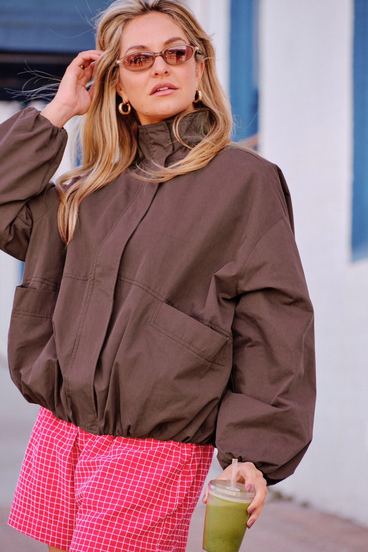 Ceres Life Gwen Bubble Jacket, Brunette