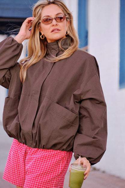 Ceres Life Gwen Bubble Jacket, Brunette