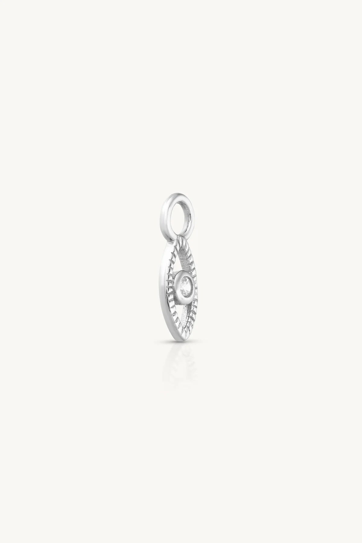 Toni May All Seeing Earring Charm, Silver