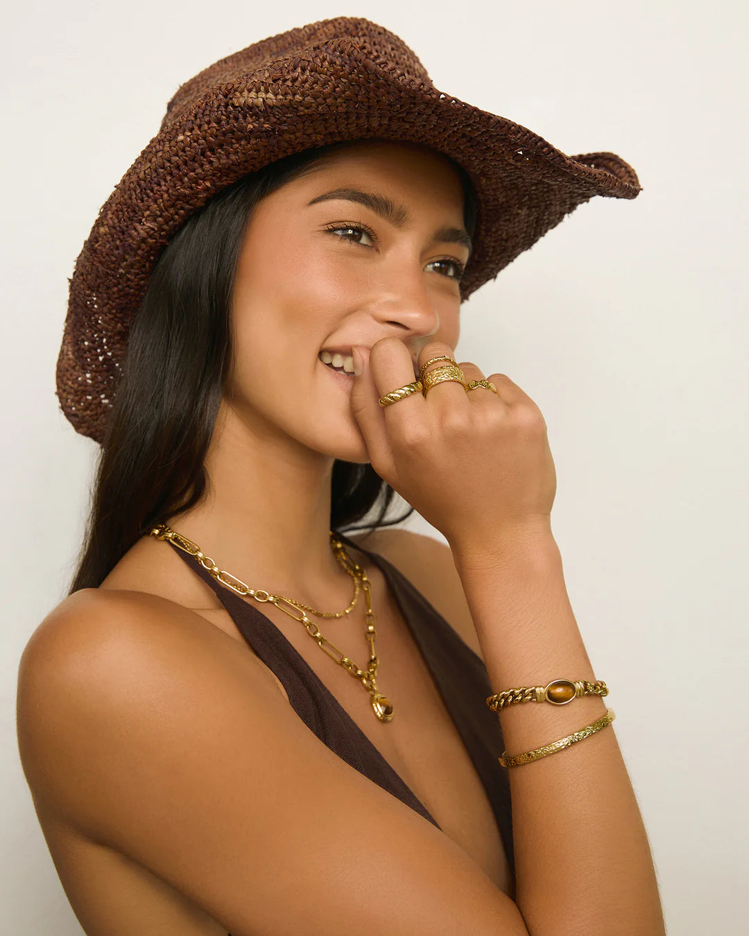 Arms Of Eve Jackson Sun Hat, Chocolate
