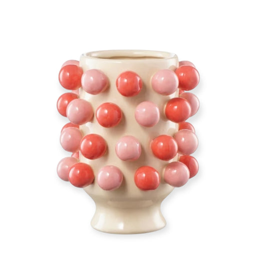 Noss & Co Small Bubble Vase, Pink