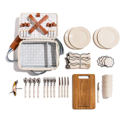 Business and Pleasure The Picnic Set, Julia Berolzheimer collab with Green Stripes