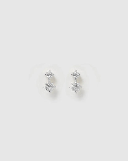 Arms Of Eve Bonnie Stud Earrings, Silver