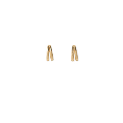 Arms Of Eve Jean Huggie Earrings, Gold