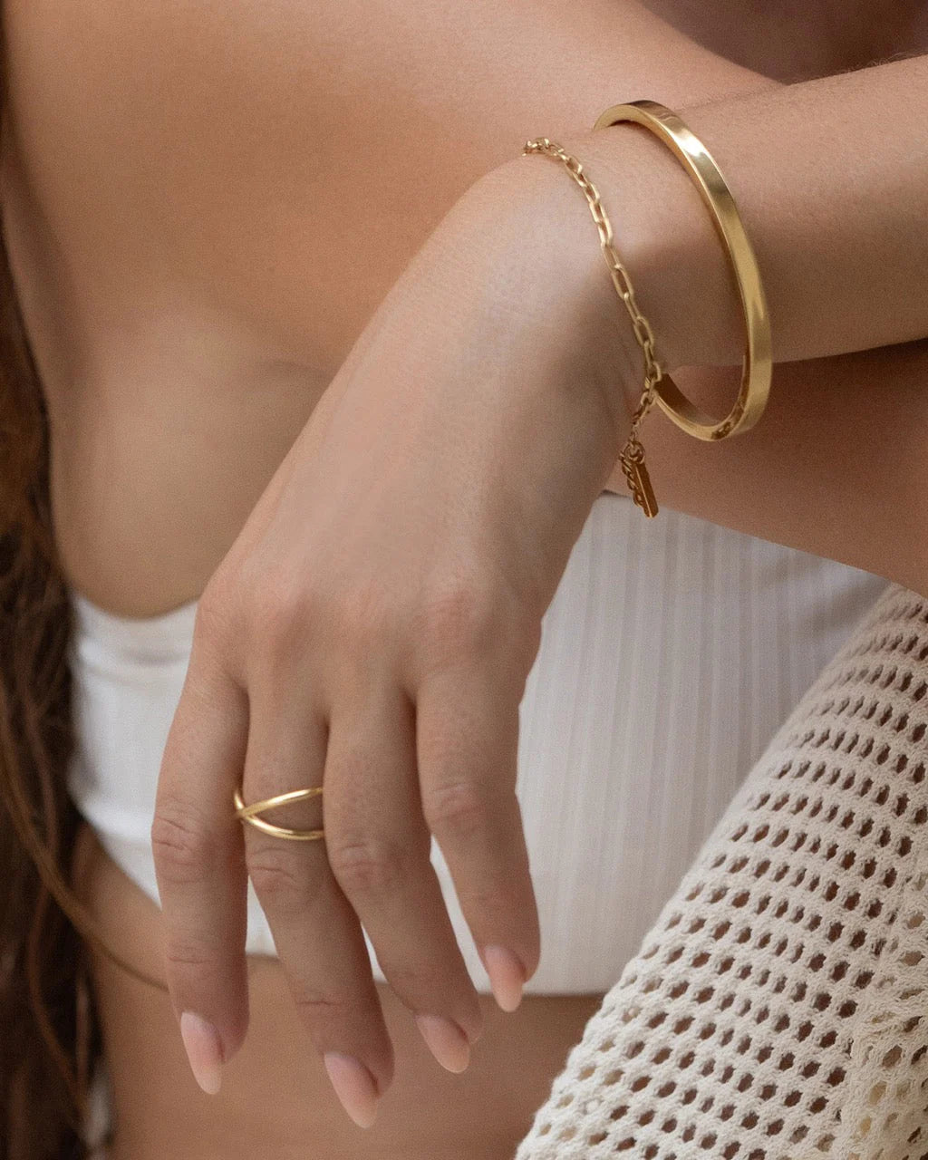 Arms Of Eve Carmi Bracelet, Gold