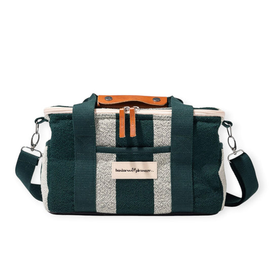 Business and Pleasure The Premium Cooler Bag, Terry Green Stripe