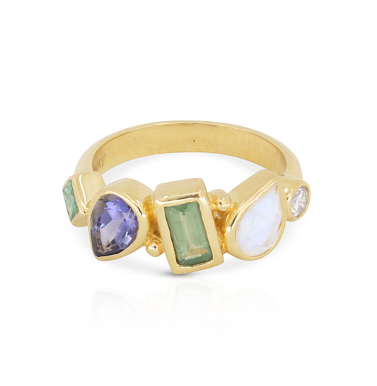 Toni May Nova Ring, Gold - size 7