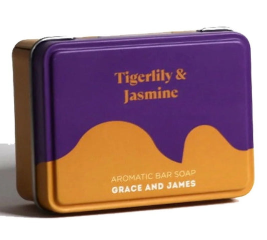 Grace and James Bloom Collection Bar Soap, Tigerlily & Jasmine