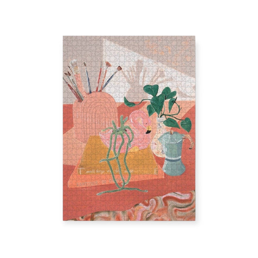 Journey Of Something 1000 Piece Puzzle, A Sunlit Corner