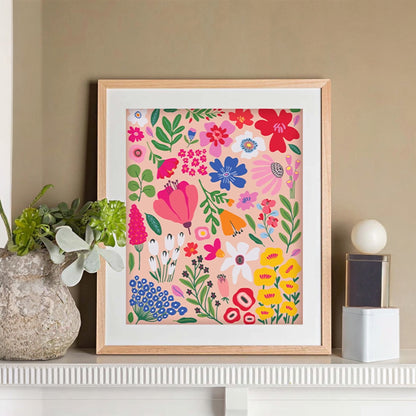 Journey Of Something Paint by Numbers, Pressed Flowers
