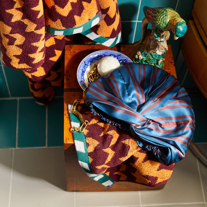 Sage & Clare Taylor Silk Hair Turban, Capri