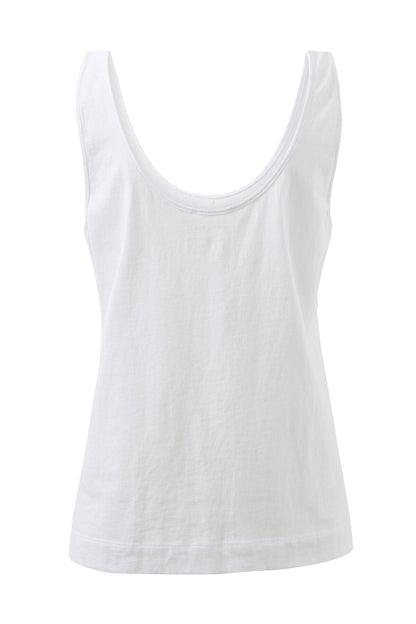 Ceres Life Bloom Slouchy Scoop Tank, White