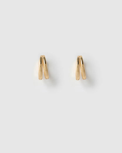 Arms Of Eve Jean Huggie Earrings, Gold