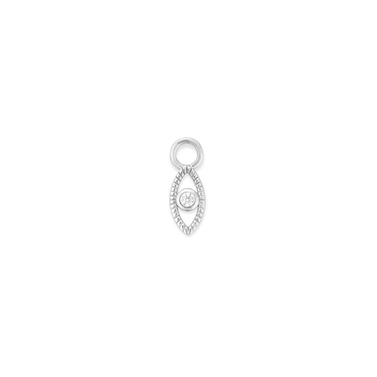 Toni May All Seeing Earring Charm, Silver