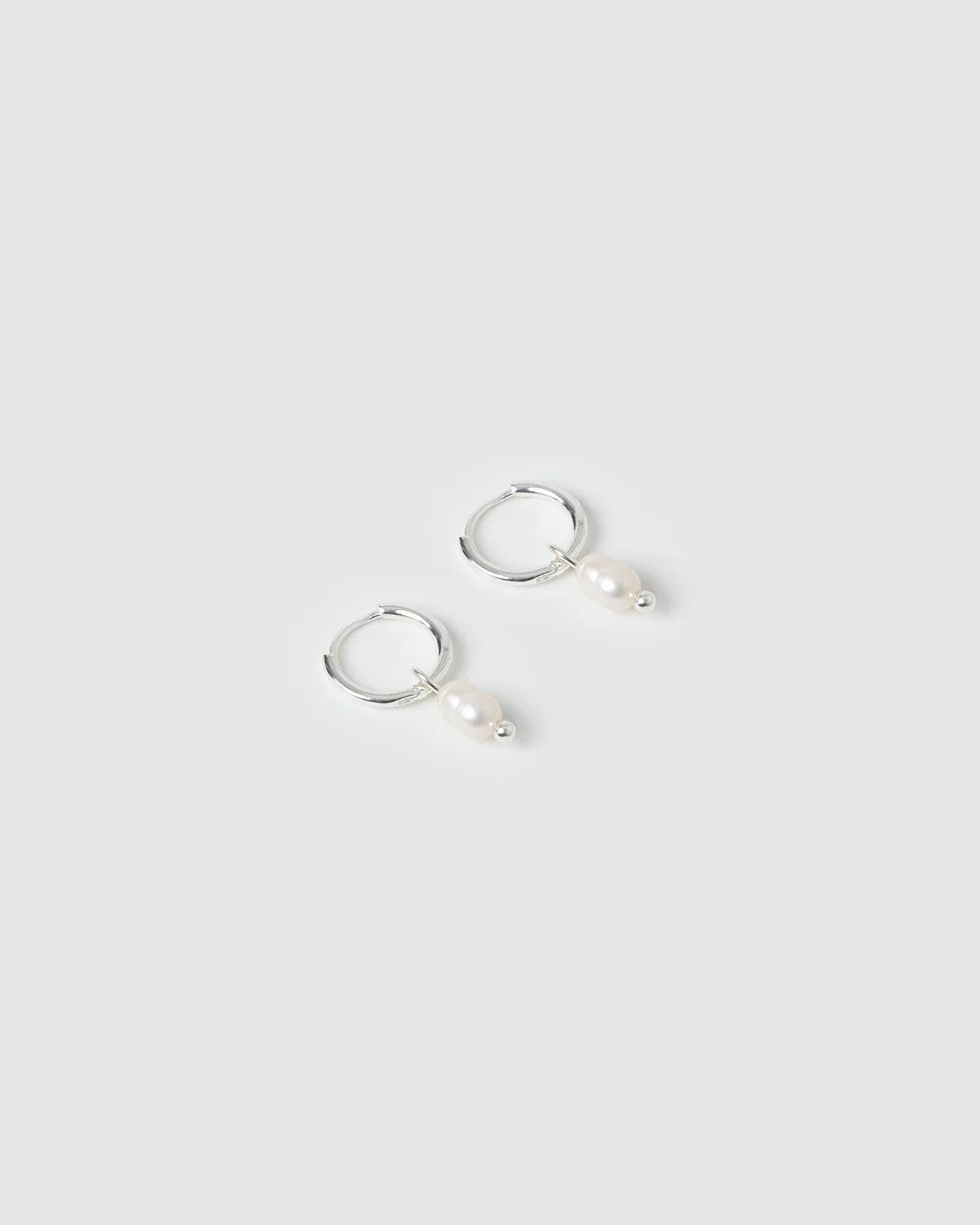 Arms Of Eve Cordelia Pearl Earrings, Silver