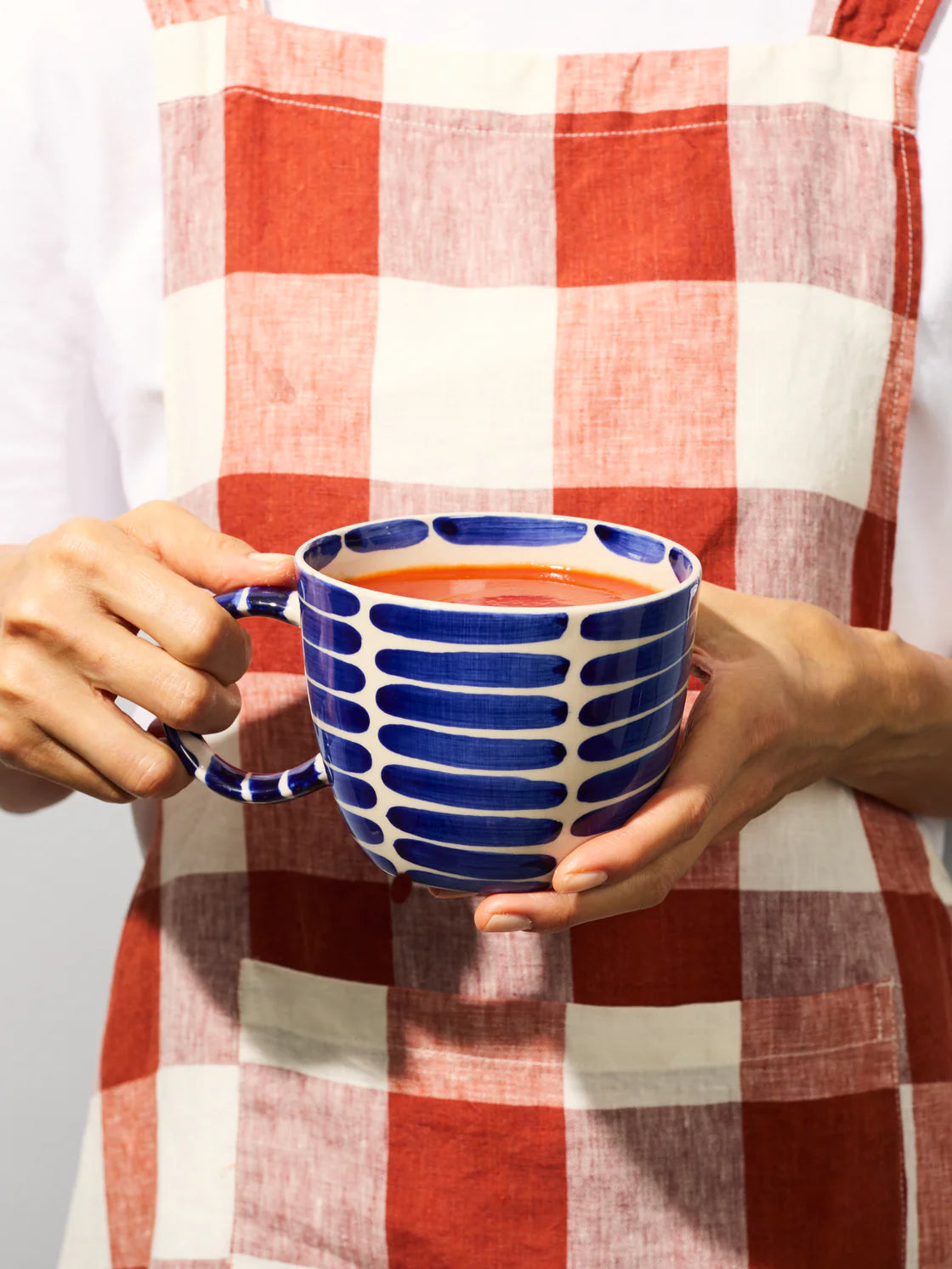 Jones & Co Chino Mug, Boss Blue Stripe