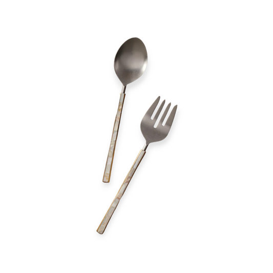 Indigo Love Pearl Salad Servers