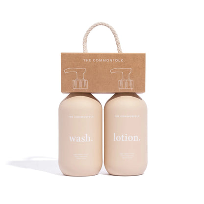 The Commonfolk Wash & Lotion Nude, Geranium + Lavender