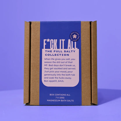 Salty Vibes Bath Salts, F**k It All Soak Box