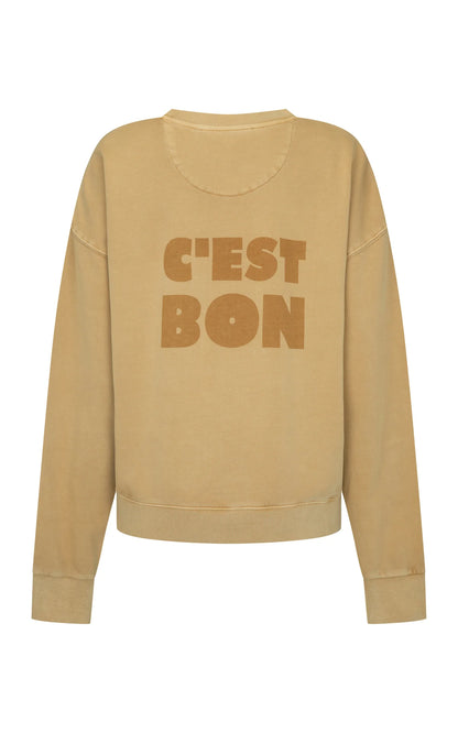 Araminta James C’est Bon Sweatshirt, Ecru