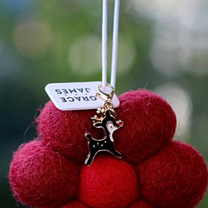 Grace and James Bloom Collection Felt Air Freshener, Charms