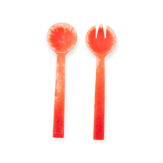 Holiday Home Resin Cutlery Set of 2, Orange