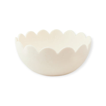 Holiday Home Large Petal Bowl, Off White