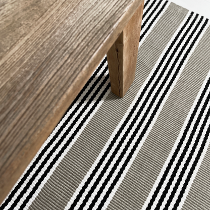 Carnival Homewares Recycled Cotton Mat, Durban Stripe