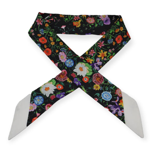 Zjoosh Flower Show Scarf, Black