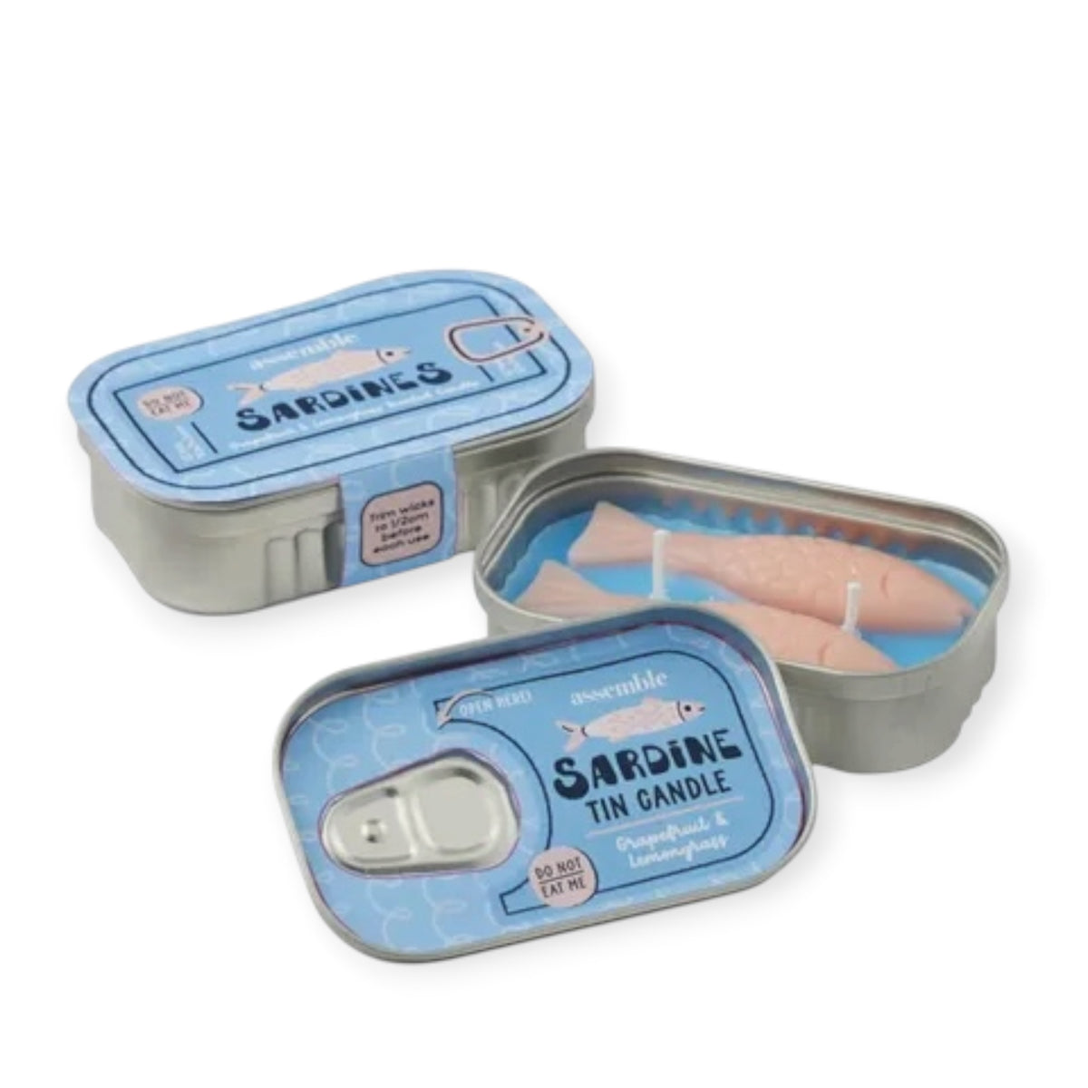 Assemble Sardine Tin Candle, Denim