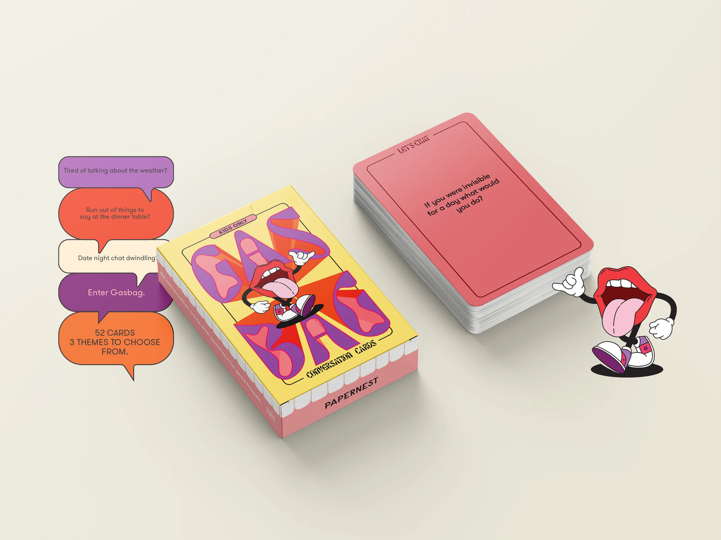 Papernest Conversation Cards, Kids Only