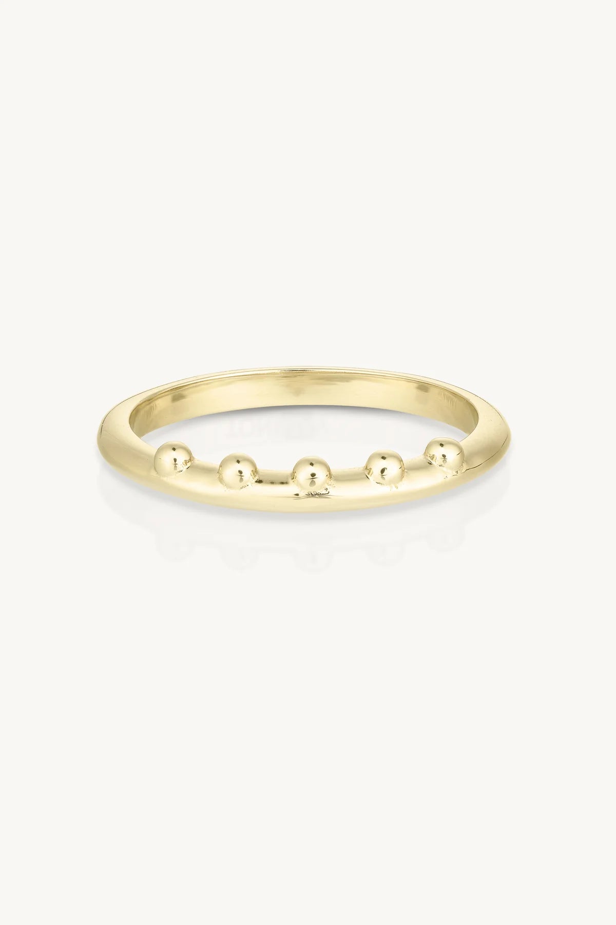 Toni May Noble Stacking Band, Gold - Size 8