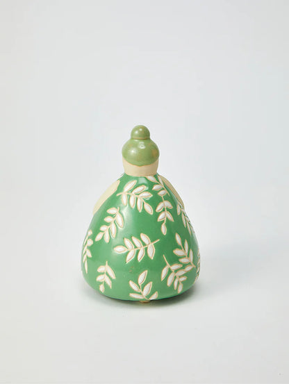 Jones & Co Nonna Floral Vase, Green