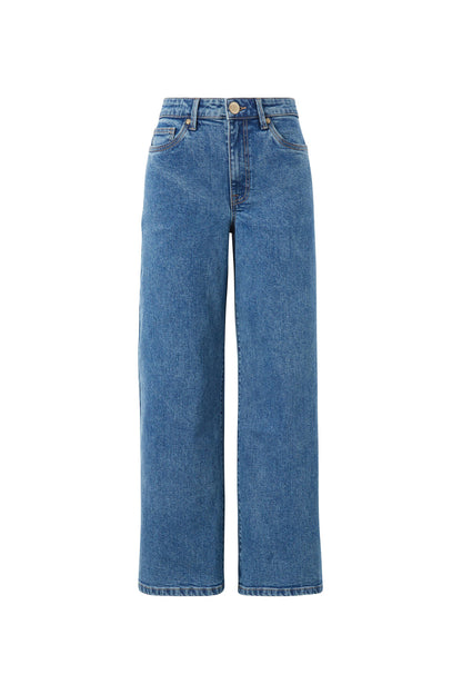 Ceres Life Evie Wide Leg Jean, Fresh Indigo